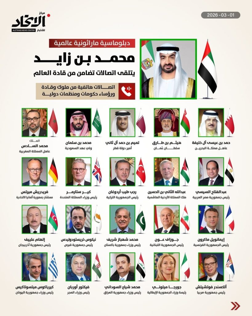 SVETSKA SOLIDARNOST SA EMIRATIMA: Predsednik Vučić među liderima koji su pružili podršku šeiku Bin Zajedu 2