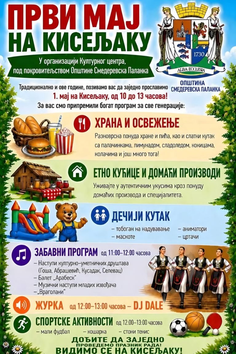 Tradicionalni prvomajski uranak na Kiseljaku uz bogat kulturno-umetnički i sportski program - Palanka info