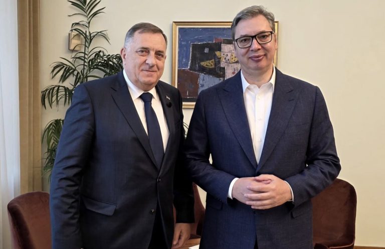 Susret Vučića i Dodika u Palati Srbija: U fokusu izgradnja memorijalnog centra Donja Gradina - Palanka info
