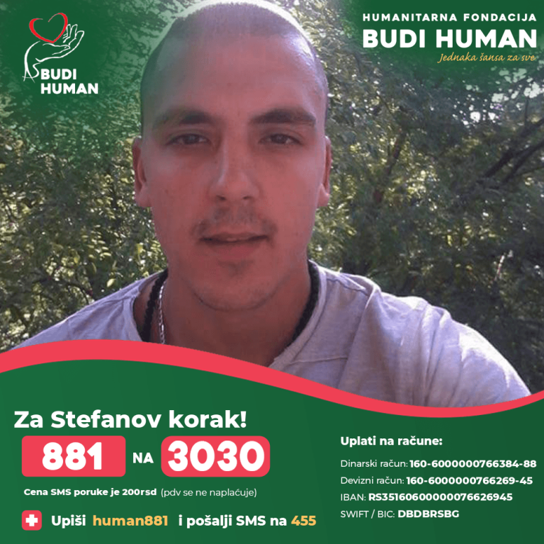 Budi human za Stefana! - Palanka info