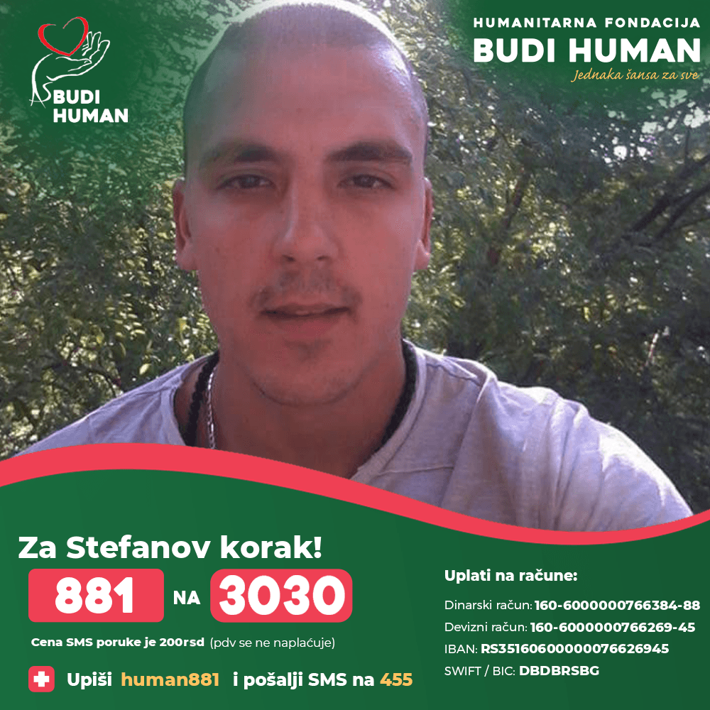 Budi human za Stefana! - Palanka info