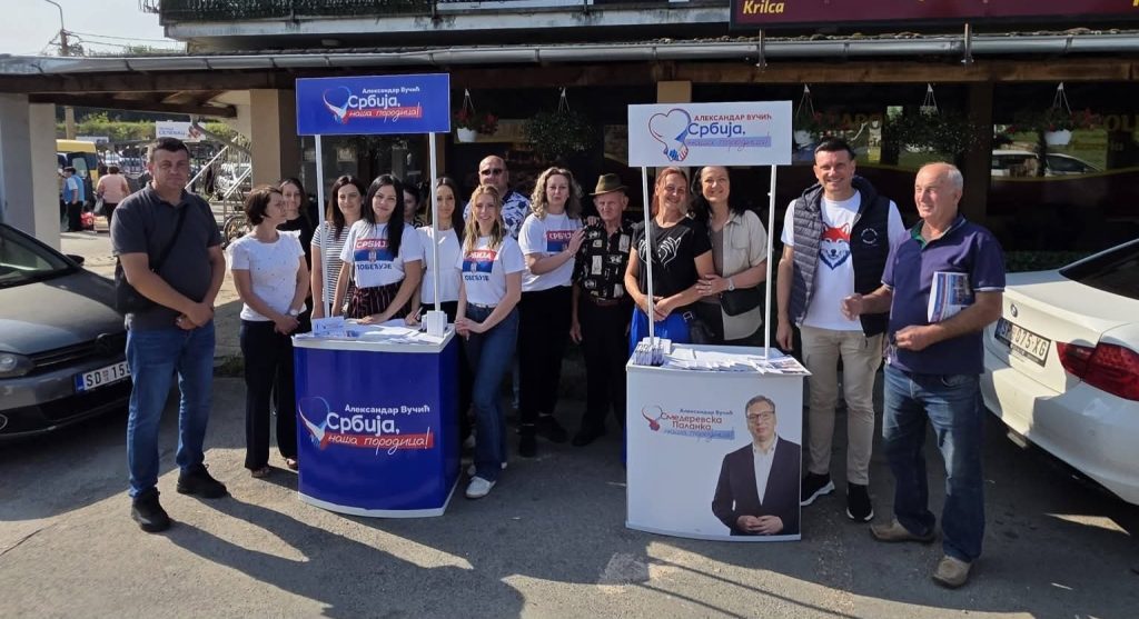POLITIKA KOJA BRINE O SVAKOM MESTU: SNS RAZGOVARAO SA MEŠTANIMA SELEVCA - Palanka info - Palanka info